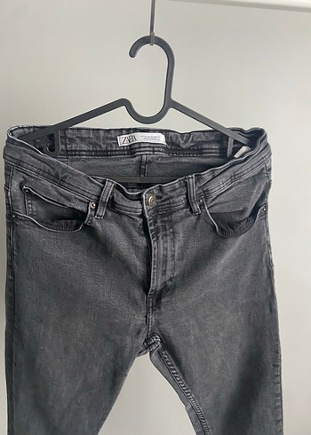 42 Beden siyah Renk Erkek Siyah Regular Fit Denim Jean