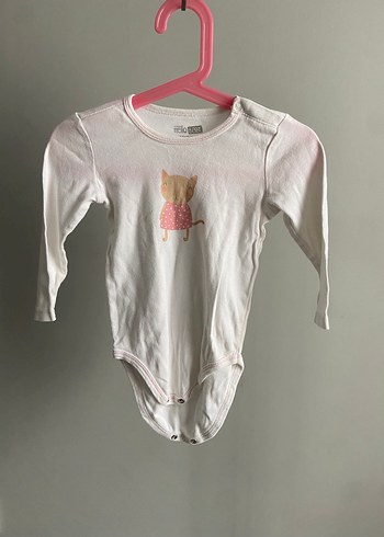 Uzun Kollu Beyaz Bebek Body