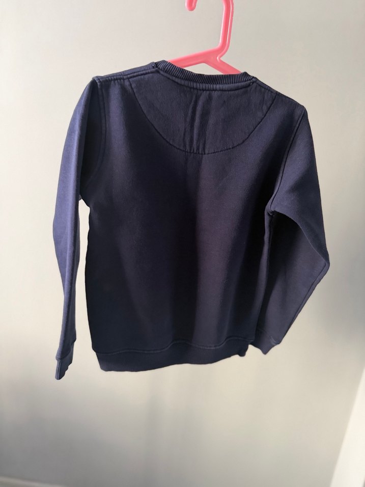 Erkek Çocuk Mavi Bisiklet Baskılı Sweatshirt - Görsel 5