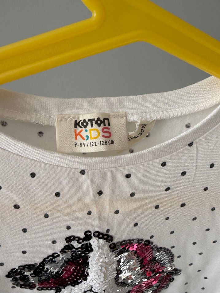 Kız Çocuk Payetli Uzun Kollu Tişört - Görsel 3