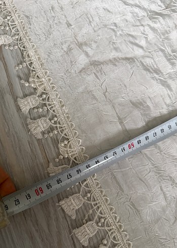 Nakışlı Bohem Gri Beyaz Masa Örtüsü - Görsel 4