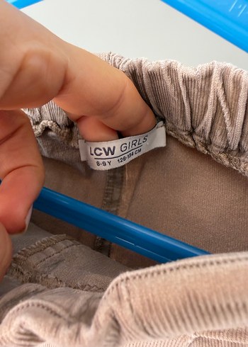 Bej Keten Pilili Mini Etek - Görsel 3