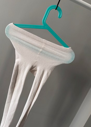 Beyaz Çocuk Külotlu Çorap - Görsel 3