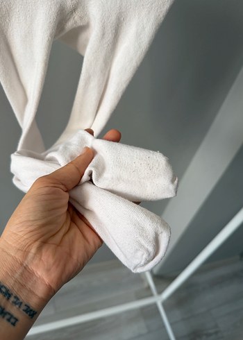 Beyaz Çocuk Külotlu Çorap - Görsel 4