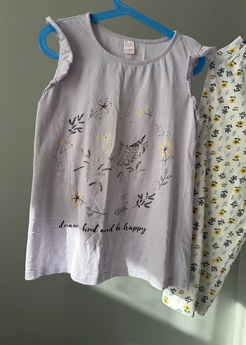 Dantel Detaylı Lila Kız çocuk Takımı - Görsel 2