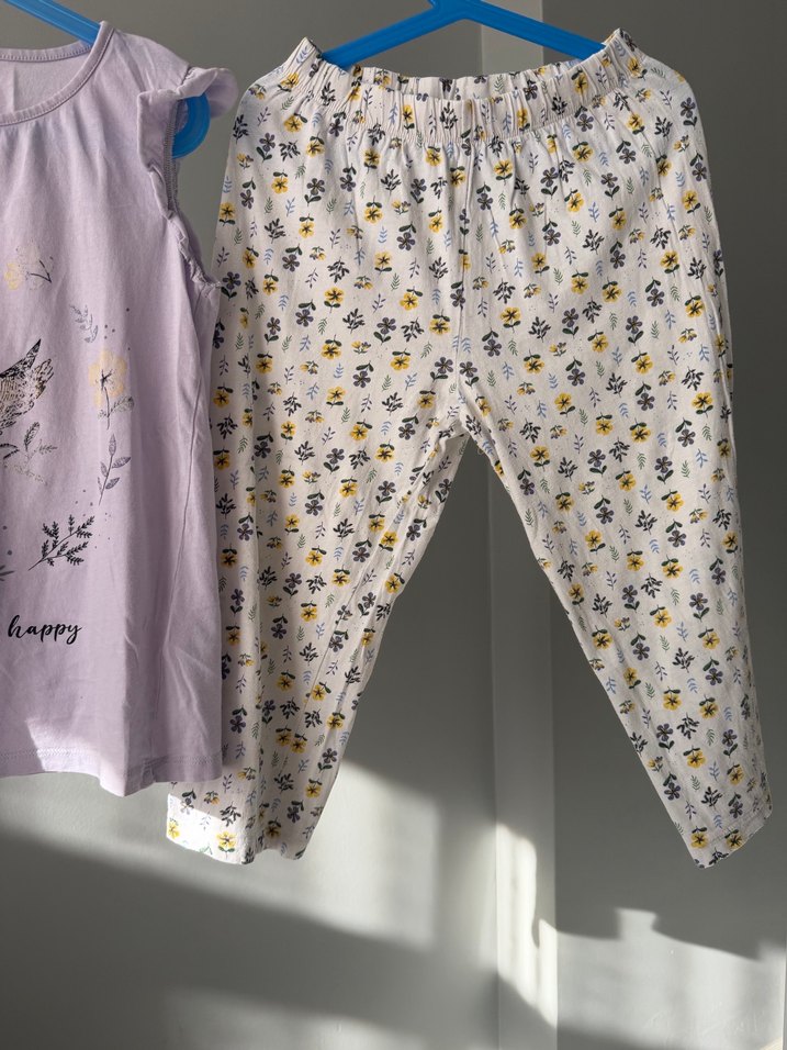 Dantel Detaylı Lila Kız çocuk Takımı - Görsel 3