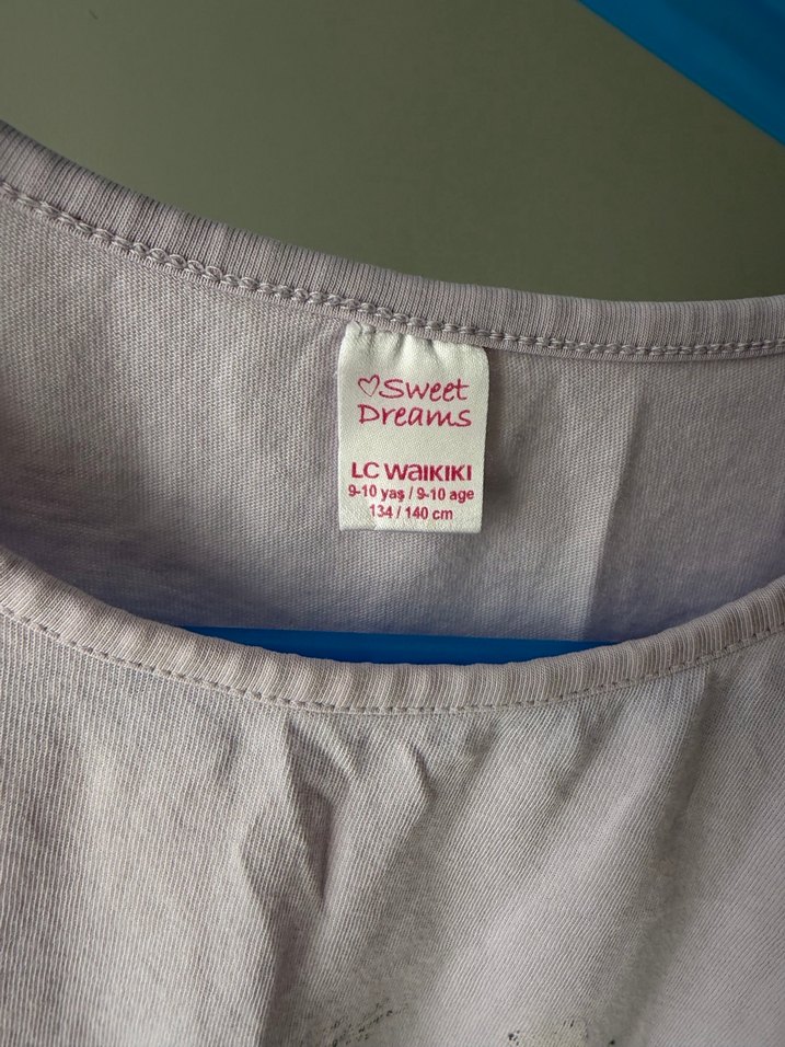 Dantel Detaylı Lila Kız çocuk Takımı - Görsel 4