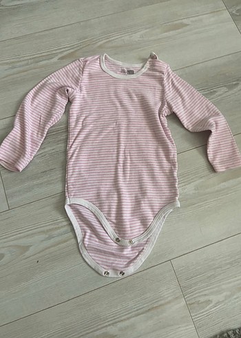 Pembe Uzun Kollu Bebek Body