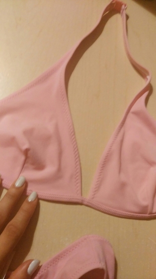 38 Beden toz pembe bikini