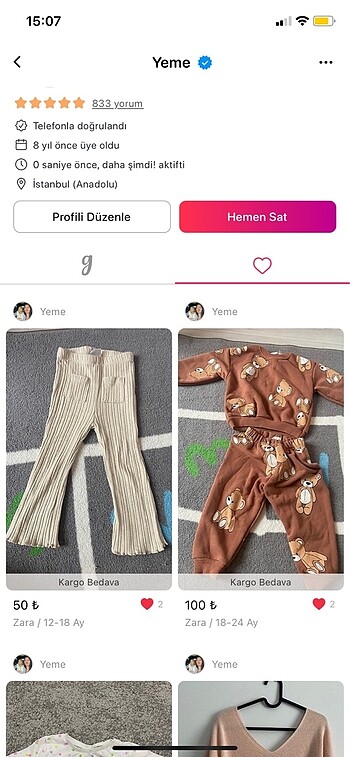 2 ürün