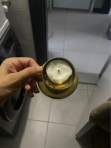 Ikea İkea marka pirinç şamdan