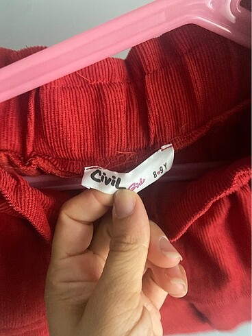 8 Yaş Beden bordo Renk Kız çocuk şort