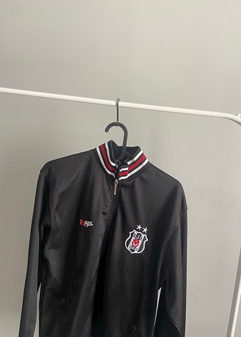 s Beden Kadın Siyah Fermuarlı Spor Ceket