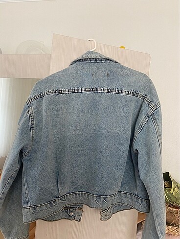 Bershka mavi denim ceket