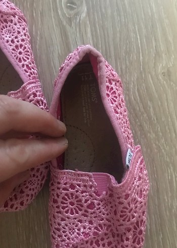 Kız Çocuk Pembe Dantelli Loafer Ayakkabı - Görsel 5