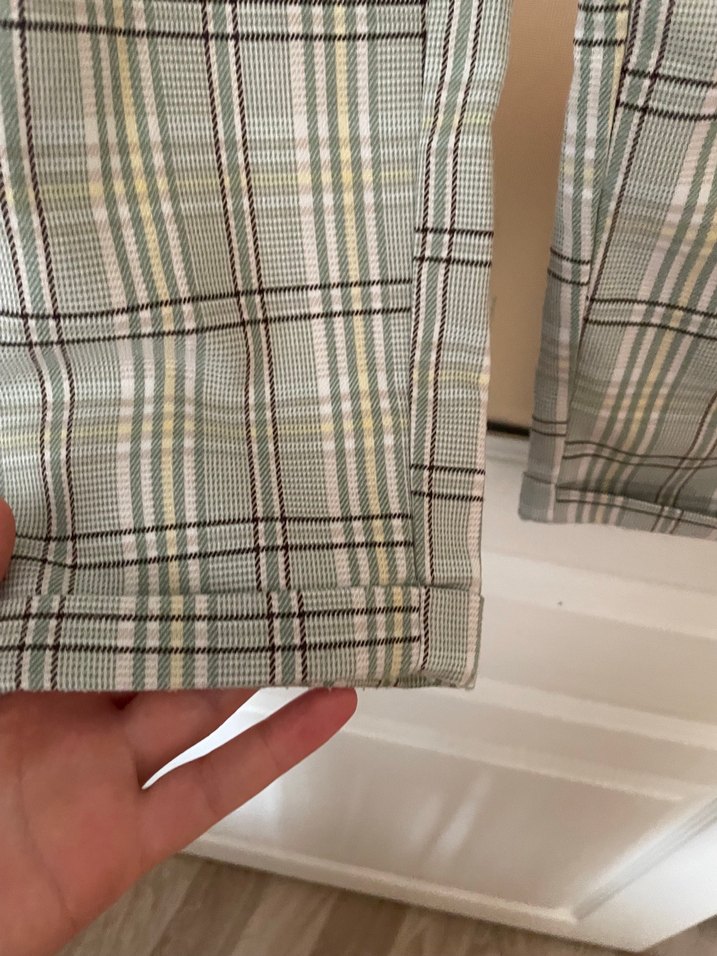 Stradivarius ekoseli kadın pantolon - Görsel 5