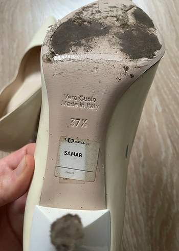 Beyaz Stiletto Topuklu Kadın Ayakkabı - Görsel 7