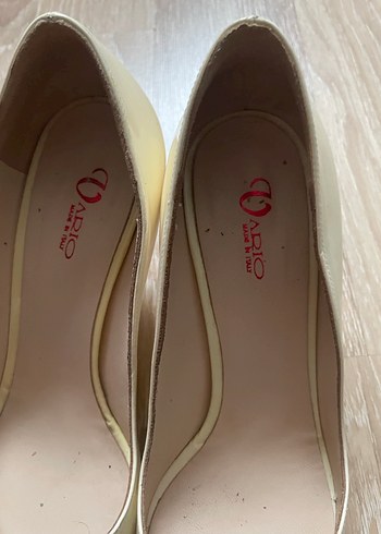 Beyaz Stiletto Topuklu Kadın Ayakkabı - Görsel 2