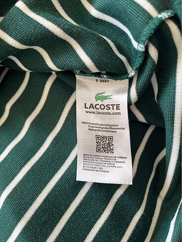 l Beden yeşil Renk Lacoste Polo yaka tshirt