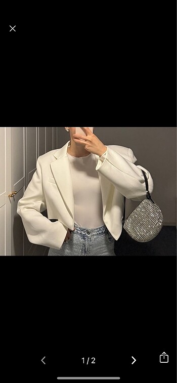 Zara Crop blazer