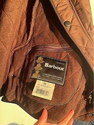 m Beden Barbour kahverengi ceket