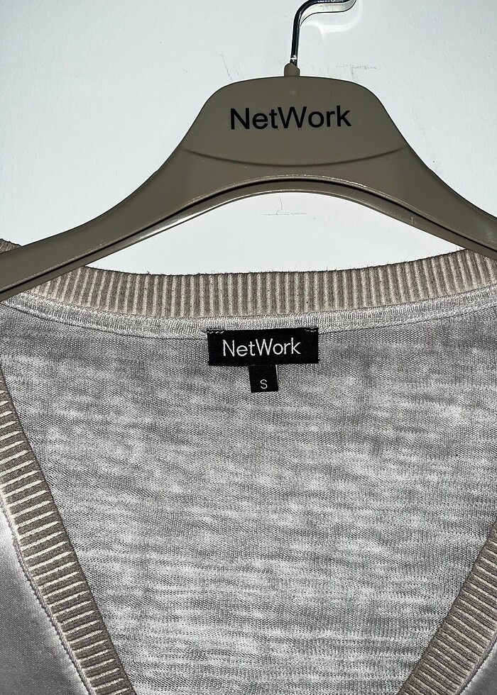 Gri network tshirt - Görsel 2