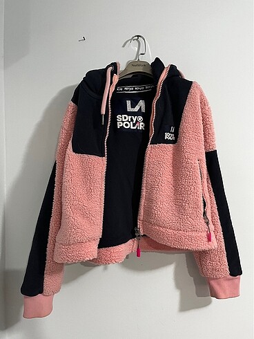 Super dry peluş ceket