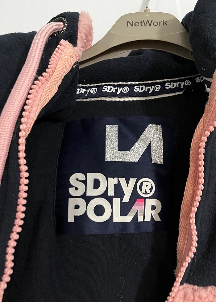 Super dry peluş ceket - Görsel 2