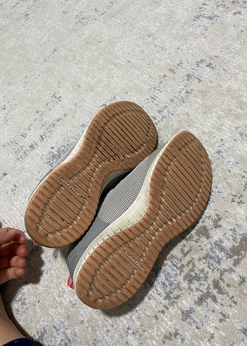 Gri Bağcıklı Kadın Spor Ayakkabı - Görsel 6