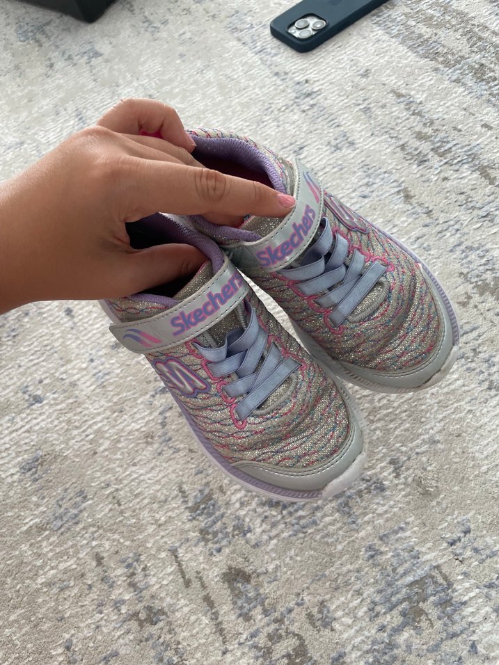 Kız Çocuk Mor Bağcıksız Skechers Spor Ayakkabı - Görsel 2