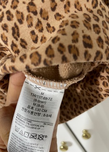 Gap Kahverengi Leopar Desenli Sweatshirt - Görsel 5