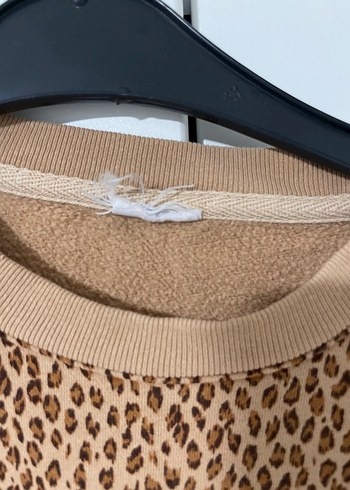 Gap Kahverengi Leopar Desenli Sweatshirt - Görsel 4