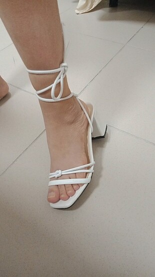 36 Beden beyaz Renk Topuklu sandalet