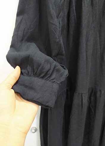 38 Beden siyah Renk Amisu gömlek elbise 