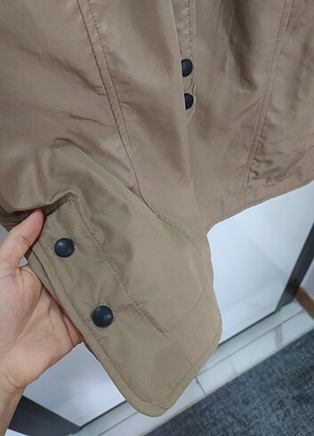 m Beden camel Renk Bej parka trençkot