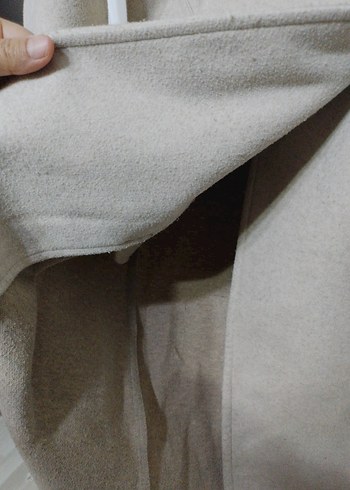 STRADIVARİUS marka Çift Düğmeli Uzun Kaban - Görsel 5