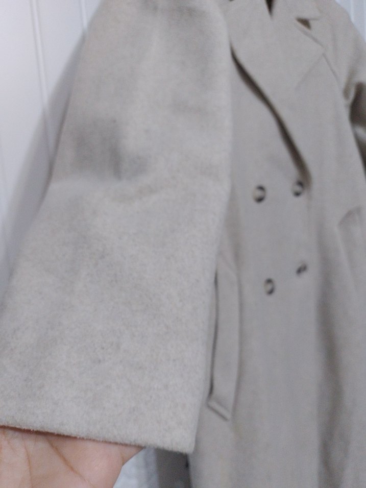 STRADIVARİUS marka Çift Düğmeli Uzun Kaban - Görsel 2