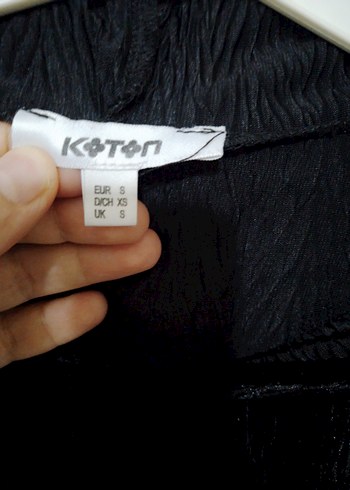 rahat kesim Siyah Kadın Bluz - Görsel 5