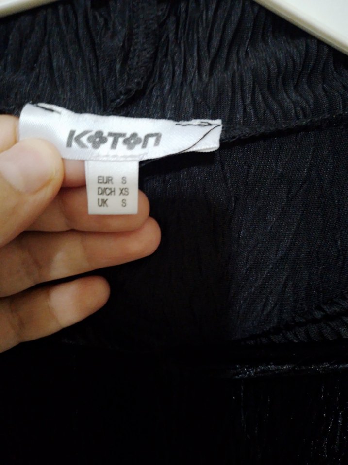 rahat kesim Siyah Kadın Bluz - Görsel 5