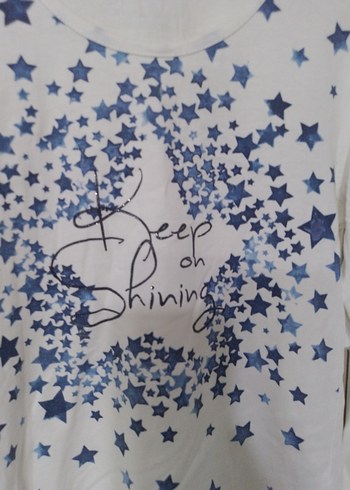 Uzun Kollu Beyaz Kız Çocuk Tişörtü - Görsel 2