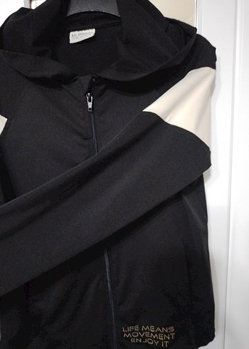 Siyah Kapüşonlu Fermuarlı Kız çocuk sweet - Görsel 7