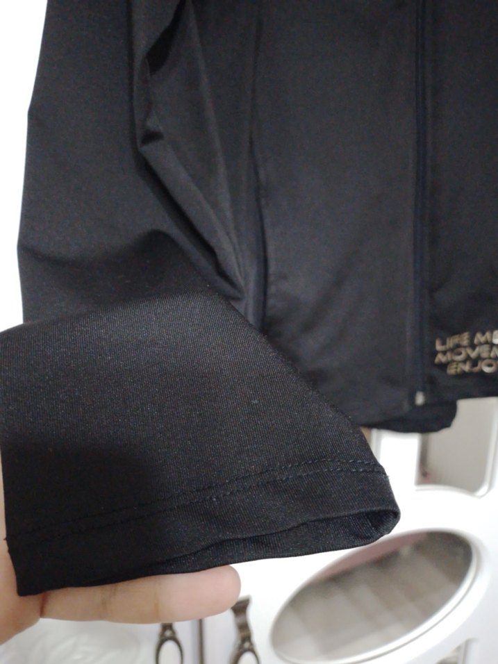 Siyah Kapüşonlu Fermuarlı Kız çocuk sweet - Görsel 2