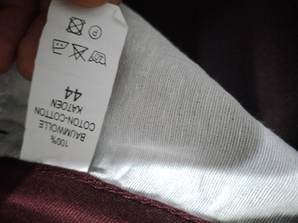 Bordo Rahat Kesim Kadın Kumaş Pantolon - Görsel 2