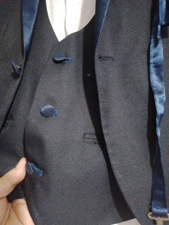 Koyu Mavi Klasik Çocuk Takım Elbise - Görsel 2