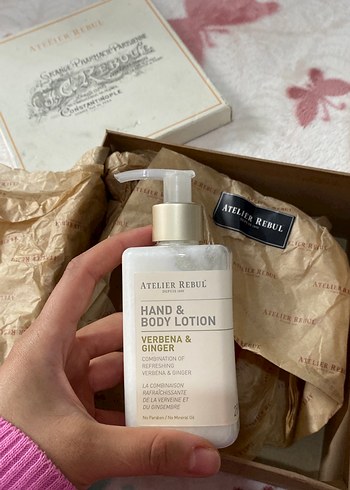 Atelier Rebul Verbena & Zencefil El ve Vücut Losyonu
