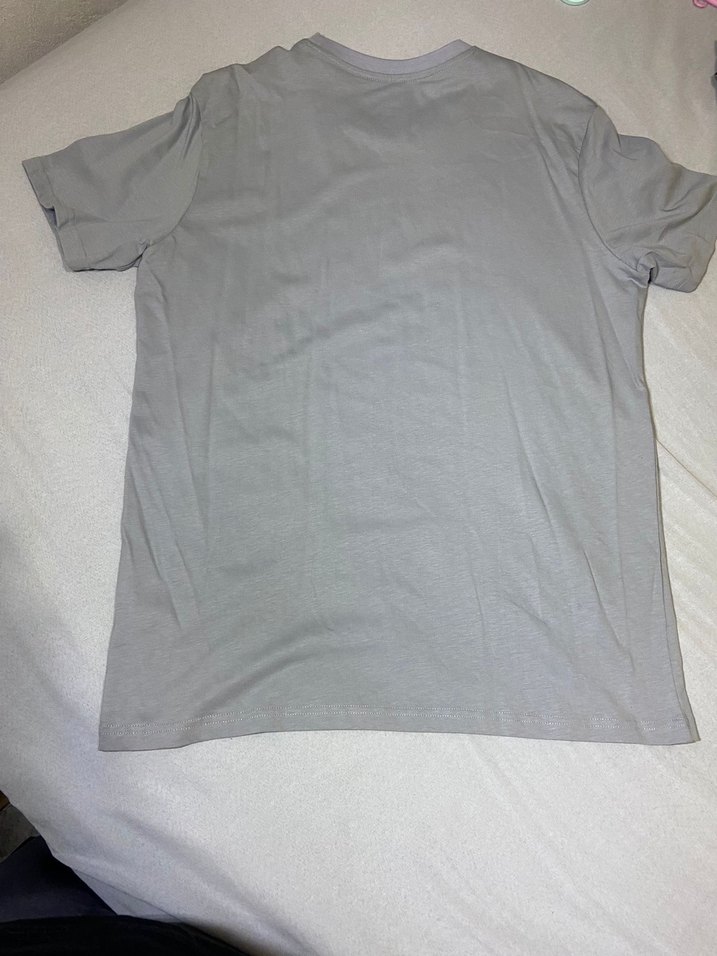 Gri Nike Baskılı Erkek Tişört - Görsel 2