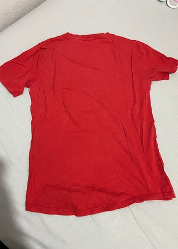 Kırmızı JustHype Baskılı Erkek Tişört - Görsel 2