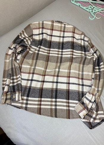 Düğmeli erkek Ekose Gömlek - Görsel 2