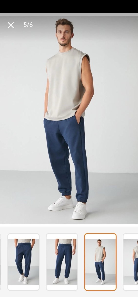 Lacivert eşofman altı - Görsel 3