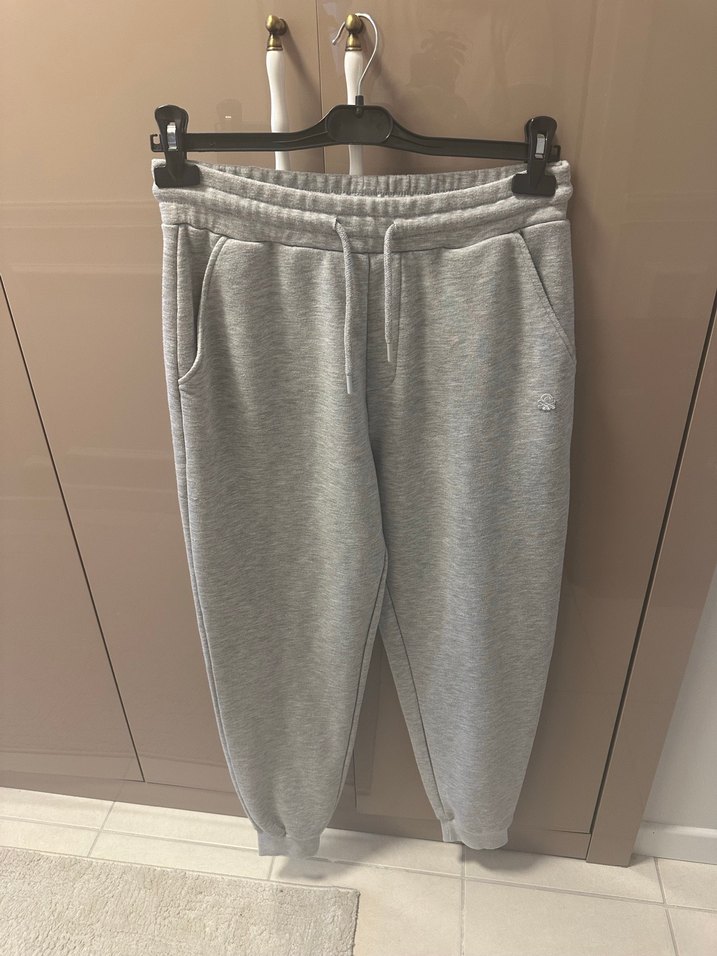 Gri Kadın Rahat Kesim Eşofman Altı - Görsel 3